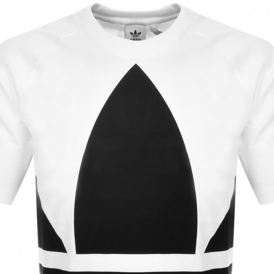 Alternative Image for Productadidas Originals Trefoil T Shirt White2